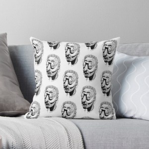 New Year's ABSGELLER / GSOVIBES RedBubble Product Launch - Throw Pillow