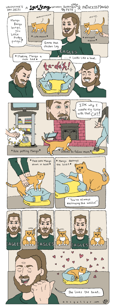 
Valentines Day 2023 Duffman Pete & Princess Mango